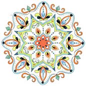 My project for course: Painting Acrylic Mandalas with Professional Techniques. Un proyecto de Pintura, Dibujo y Pintura acrílica de Andrea Snuggs - 13.03.2024
