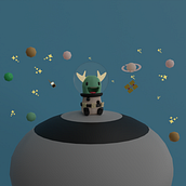 My project for course: 3D Character Creation in Blender. 3D, Character Design, 3D Modeling, 3D Character Design, and 3D Design project by BOA XR - 03.11.2024