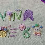 Mi proyecto del curso: Introducción al bordado en relieve . % caromr_39 tarafından hazırlanan Nakış, Ve Tekstil Tasarımı projesi - 03.16.2023