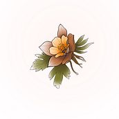 Mi proyecto del curso: Diseño de tatuajes botánicos con Procreate. Traditional illustration, Digital Illustration, Tattoo Design, and Botanical Illustration project by jff_fdz - 03.16.2024