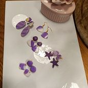 Mein Abschlussprojekt für den Kurs: Schmuckdesign mit Polymer Clay für Anfänger. Un progetto di Design di accessori, Artigianato, Design di gioielli e DIY di Sabine - 17.03.2024