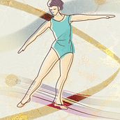 Modern Dancer. Digital Painting project by Judith Chestnut - 03.15.2024