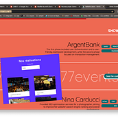 Portfolio. Programming, Web Development, HTML, CSS, and JavaScript project by Nathalie Lebon - 03.17.2024