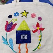 Mi proyecto del curso: Bordado contemporáneo con puntos tradicionales mexicanos. Arts, Crafts, Embroider, Fiber Arts, and Textile Design project by diliagdeon65 - 03.17.2024