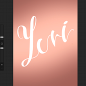 My project for course: Lettering with Procreate: Master the App. Een project van Kalligrafie,  Belettering, Digitale belettering y  3D-belettering van Carlos Daniel Zaac Andrade - 18.03.2024