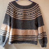 Mi proyecto del curso: Crochet: diseña prendas y patrones con tejido circular. Un progetto di Design di accessori, Fashion design, Fiber Art, DIY e Uncinetto di myriam toledo - 18.03.2024