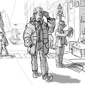 My project for course: Basic Principles of Drawing People from Imagination. Traditional illustration, Fine Arts, Sketching, Pencil Drawing, Drawing, Artistic Drawing, and Figure Drawing project by Urša Ohana - 03.18.2024