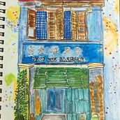 Mi proyecto del curso: Dibujo arquitectónico expresivo con marcadores de colores. Sketching, Drawing, Architectural Illustration, Sketchbook & Ink Illustration project by silviacoc - 03.18.2024