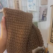 Cachecol em crochê tunisiano. Un projet de Crochet de Danielle Lima - 18.03.2024