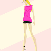 Mi proyecto del curso: Ilustración de bocetos de moda. Traditional illustration, Sketching, Fashion Design, Digital Drawing, and Fashion Illustration	 project by Litzy Yaneht Cortez Onofre - 10.08.2023
