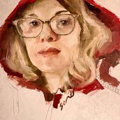 Mon projet du cours : Portraits à l'huile : jouez avec l'ombre et la lumière. Fine Arts, Painting, and Oil Painting project by sezerlefebvre - 03.18.2024