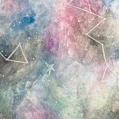 Mi cielo proyecto del curso: Técnicas modernas de acuarela. Traditional illustration, Fine Arts, Painting, and Watercolor Painting project by Shely Del Mar - 03.18.2024