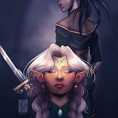 Meu projeto do curso: Ilustração digital de fantasia e ficção científica. Digital Illustration, and Character Design project by Júlia Da Silveira - 03.16.2024