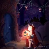 Mein Abschlussprojekt für den Kurs: Kinderbuchillustrationen in Procreate: Male magische Szenerien. Digital Illustration, Children's Illustration, Digital Painting, and Picturebook project by hannaspaintedworld - 03.17.2024