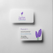 Larissa Oliveira Psicóloga | Identidade Visual . Br, ing, Identit, Design, Advertising, Vector Illustration, and Traditional illustration project by Annaliz Arruda - 10.27.2023
