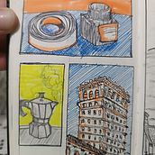 Mi proyecto del curso: Sketchbook para principiantes: aprende a dibujar tu entorno . Traditional illustration, Sketching, Creativit, Drawing, and Sketchbook project by armanzalicea - 03.18.2024