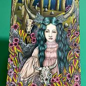 Mi proyecto del curso: Pintura de paisajes atmosféricos con gouache Ein Projekt aus dem Bereich Traditionelle Illustration, Malerei und Gouachemalerei von Karen Toro - 19.03.2024