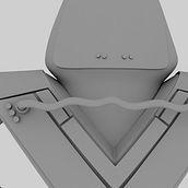 Modelagem 3D - Robô. 3D, 3D Modeling, 3D Design, and 3D Character Design project by Ana Karoline Grellmann Cardoso - 03.19.2024