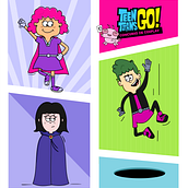 Meu projeto do curso: Introdução à criação de personagens estilo cartoon. Een project van Ontwerp van personages,  Tekening y Traditionele illustratie van Amanda Kouramanis França - 26.02.2024