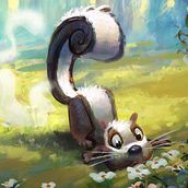 Good Night Forest - picture book. Design, Picturebook, and Digital Illustration project by Marco Bucci - 03.19.2024