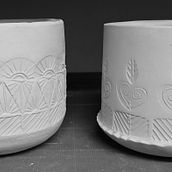 My project for course: Stamp Making for Textured Pottery. Arts, Crafts, Fine Arts, Decoration, Ceramics, and DIY project by Fiona Williams - 03.20.2024