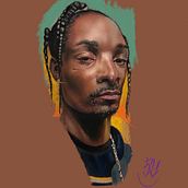 snoop dog. Projekt z dziedziny  Malarstwo, Concept art,  R, sunek art, st, czn i Portret użytkownika sara garcia - 20.03.2024