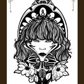 Neotraditional Tattoo Design (My Project for this Course). Drawing, Digital Illustration, Tattoo Design, and Digital Drawing project by Valerie V. - 03.09.2024