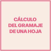 Cálculo del gramaje de una hoja Ein Projekt aus dem Bereich Design, Bildung, Grafikdesign und Social Media von Aina Beltrán - 23.02.2024