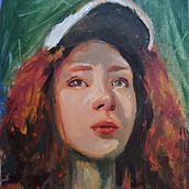 Mi proyecto del curso: Retratos contemporáneos al óleo. Projekt z dziedziny Trad, c, jna ilustracja,  Sztuki piękne,  Malarstwo i Malarstwo olejowe użytkownika Alberto Almanza - 16.03.2024