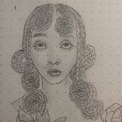 Mon projet du cours : Carnet de portraits : explorez le visage humain Ein Projekt aus dem Bereich Skizzenentwurf, Zeichnung, Porträtzeichnung, Artistische Zeichnung und Sketchbook von Ketsia Bokele - 20.03.2024