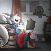 Mi proyecto del curso: Creación de personajes para cuentos infantiles con Procreate. Traditional illustration, Character Design, Digital Illustration, Children's Illustration, and Digital Drawing project by Aina Cordellat - 03.21.2024