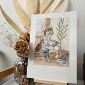 My project for course: Animal Characters in Watercolor for Children’s Books. Traditional illustration, Fine Arts, Painting, Drawing, Watercolor Painting, Children's Illustration, and Narrative project by Milica Milakovic - 03.21.2024