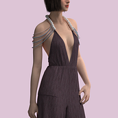 Mi proyecto del curso: Introducción al diseño de moda 3D con CLO. Animation, Video, Fashion Design, 3D Design, Digital Design, Patternmaking, and Dressmaking project by Sara Ospina Lara - 03.21.2024