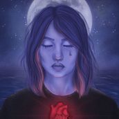Meu projeto do curso: Retratos fantásticos no Procreate. Un progetto di Illustrazione tradizionale, Illustrazione digitale e Pittura digitale di Luana Silva - 18.03.2024
