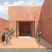 Mi proyecto del curso: Representación gráfica de proyectos arquitectónicos. Architecture, Graphic Design, Interior Architecture, Interior Design, L, scape Architecture, Collage, Digital Architecture, and Architectural Illustration project by ameliamuro2013 - 03.21.2024