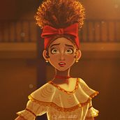 Dolores madrigal de Encanto. Digital Illustration project by Julia Borges - 03.21.2024