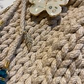 My project for course: Design and Knitting of Bags with Silk Cord . Un projet de Design , Création d'accessoires, Artisanat, Couture, Art textile, Tricot , et Design textile de Anna - 21.03.2024