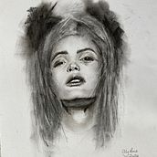 My project for course: Artistic Charcoal Portraiture: Creating Atmosphere. Traditional illustration, Fine Arts, Drawing, Portrait Drawing, Realistic Drawing, and Artistic Drawing project by alybone - 03.22.2024