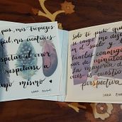 Tarjetas con lettering en pequeño formato. Un proyecto de Ilustración tradicional, Lettering, H y lettering de Isabel Hernandez - 22.03.2024