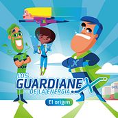 EXOLUM. Los Guardianex de la Energía  "El Origen". . Vector Illustration, Digital Illustration, Children's Illustration, Character Design, Character Animation, Comic, and Editorial Illustration project by Juanma García Escobar - 03.22.2024