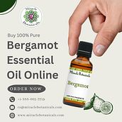 Shop Bergamot Essential Oil Online. Un proyecto de Diseño de producto, Marketing y e-commerce de Miracle Botanicals Essential Oils - 22.03.2024