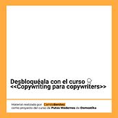 Mi proyecto del curso: Copywriting para copywriters . % camilob96_26 tarafından hazırlanan Reklamcılık, Metin, azarlığı, Hika, e anlatımı, Ve İletişim projesi - 03.18.2024