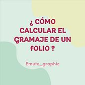 ¿ Como calcular el gramaje de un folio? . Un progetto di Graphic design di Ema Kiudulaite - 22.03.2024