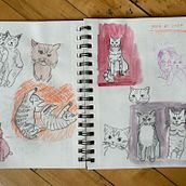 My project for course: Sketchbook Exercises for Artistic Growth. Traditional illustration, Fine Arts, Sketching, Drawing, and Sketchbook project by Atsuko - 03.22.2024