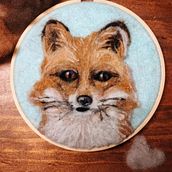 Il mio progetto del corso: Needle felting: crea ritratti con la lana. Arts, Crafts, Fiber Arts, Naturalistic Illustration, Needle Felting, and Textile Design project by Simona Termotto - 03.23.2024