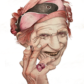 Keith Richards - A2. Un projet de Illustration traditionnelle, Dessin au cra, on, Dessin aux cra , et ons de couleur de Alejandro PulidoBs - 21.03.2024