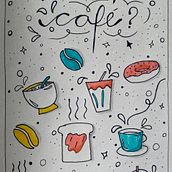 Meu projeto do curso: Desenho criativo e lettering manual para iniciantes. Traditional illustration, Lettering, Drawing, H, and Lettering project by Maria Fernandes - 03.20.2024
