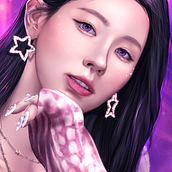 Queencard Miyeon. Digital Drawing, and Portrait Drawing project by David Katona - 02.04.2024