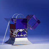 My project for course: 3D Typography with Blender: Design Original Letters. Un projet de 3D, Modélisation 3D, Conception 3D, Lettering numérique , et Lettering 3D de Rabie RAGGUI - 24.03.2024