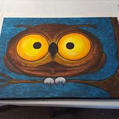 Eule. Pintura Acrílica projeto de Blank Andreas - 11.06.2019